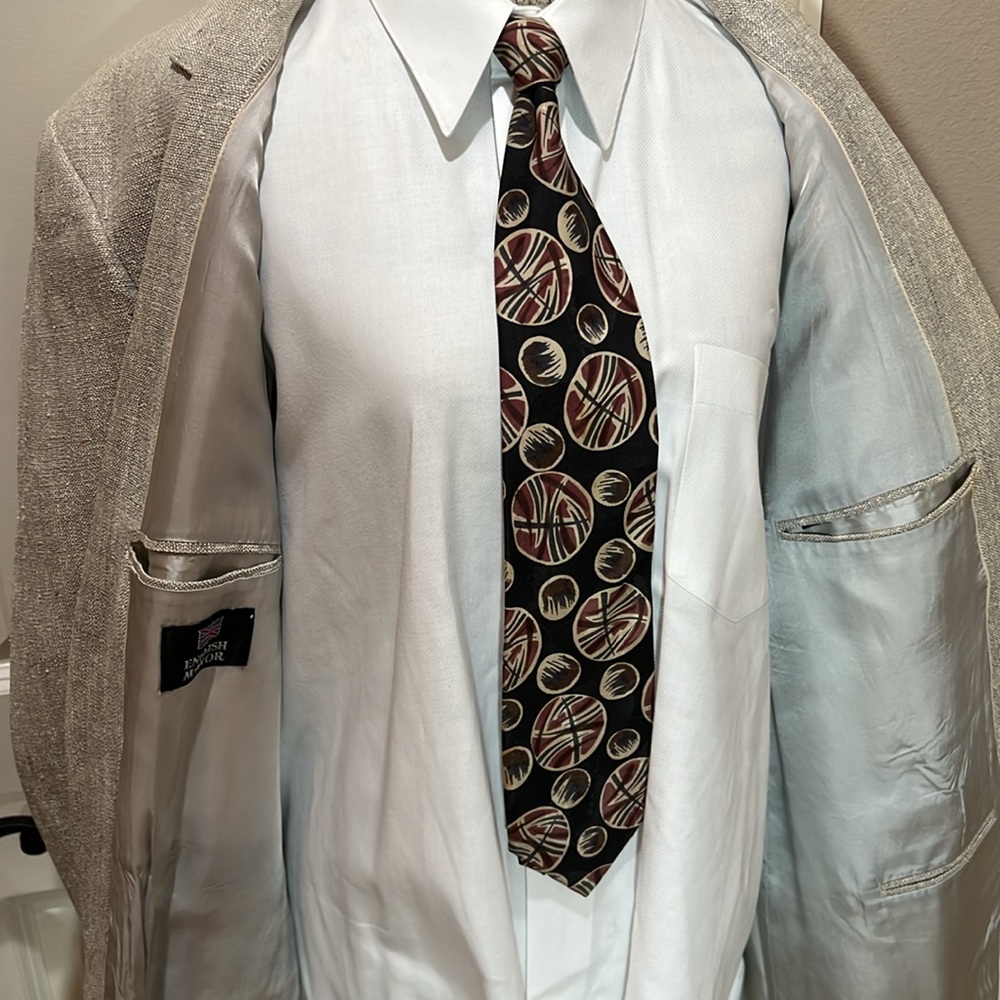 English Manor 🇬🇧 Lightweight Linen Blazer in Excellent Condition - Picture 9 of 14